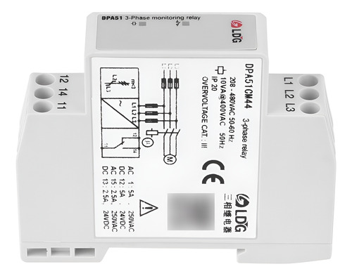 10pzs Relevador, Monitor Falla De Fase Y Secuencia Dpa51cm44