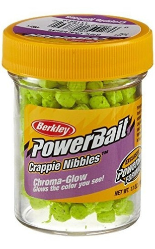 Berkley Powerbait Crappie Nibbles Masa Cebo Resplandor