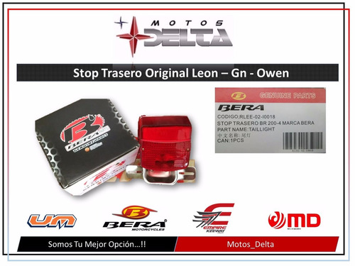 Stop Trasero Original Leon - Owen - Gn / Bera - Md - Empire