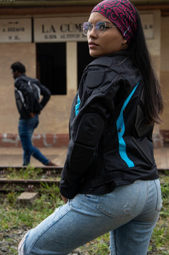 Chaqueta Antifricción Para Mujeres Motociclistas