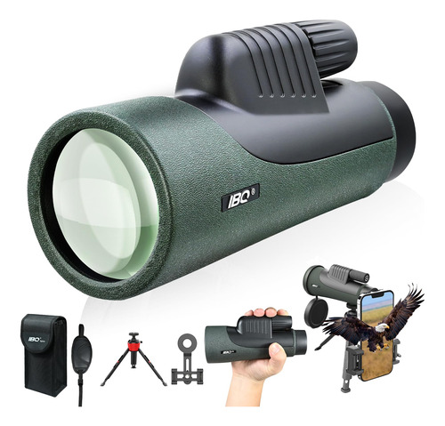 Ibq Telescopio Monocular De 12 X 55 De Alta Potencia Con Tri