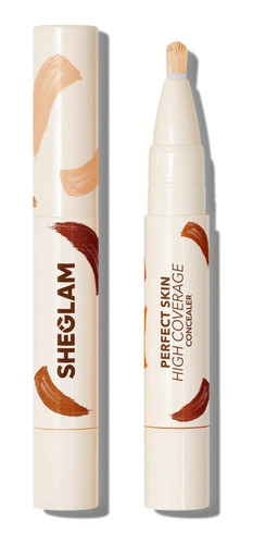 Sheglam Build-in Brush Concealer Corrector Alta Cobertura