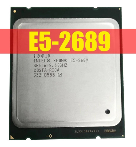 Processador Intel Xeon E5 2689 V1 2.6ghz 8 Core X79 Lga 2011 (Recondicionado)