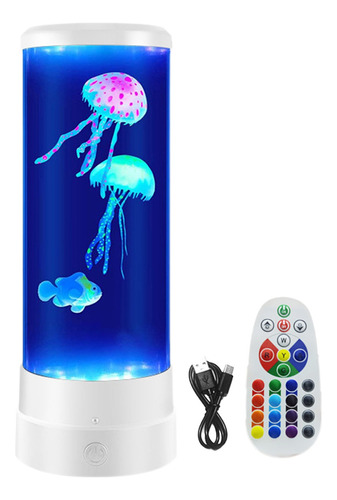 Lámpara Q Jellyfish Con Efecto De 16 Colores Que Cambian De