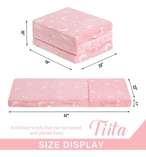 Colchón De Piso Plegable Niños, Silla Plegable Funda ...