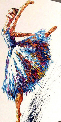 Cuadro En Oleo Hecho A Mano De 120 X 80 Cm Parisino Arte Pop