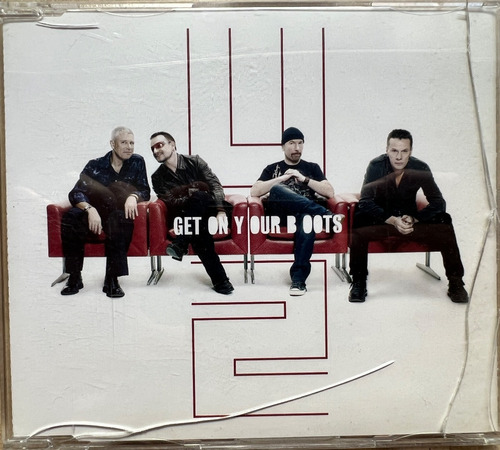 U2 Get On Your Boots Cd Single Usado