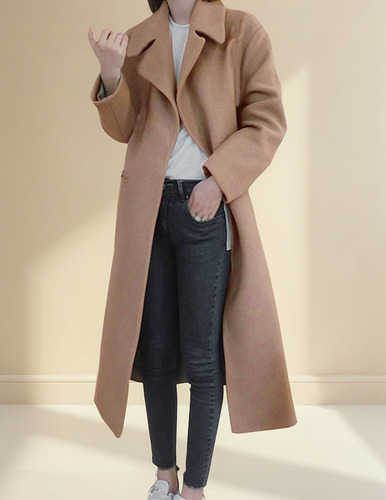 Wyf Abrigo De Mujer Abrigo Largo De Invierno Abrigo Largo