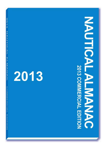 Libro:  2013 Nautical Almanac