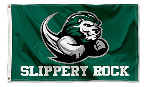 Bandera Del Nuevo Logo De Slippery Rock