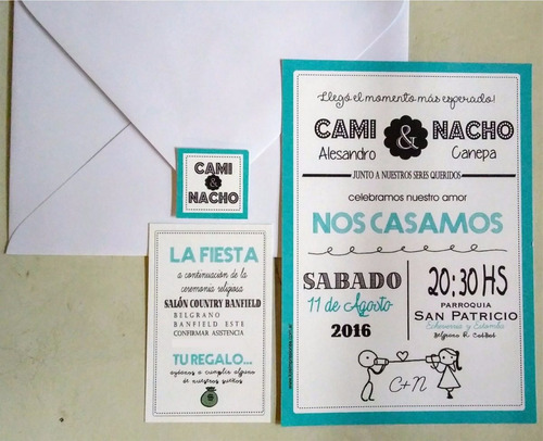 Invitaciones Tarjetas Casamiento Quince Años 15 Años