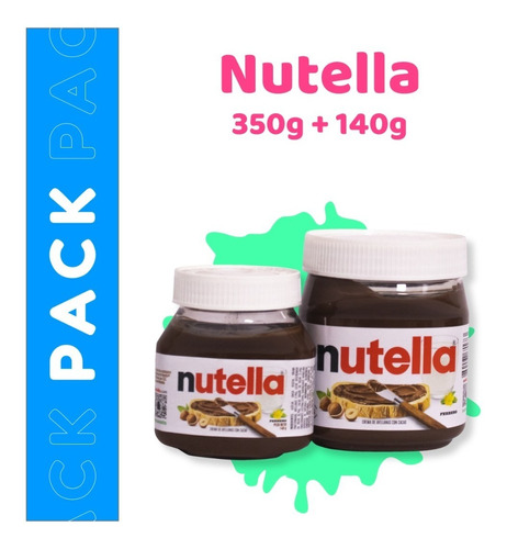 Pack Nutella 140 Y 350 Grs