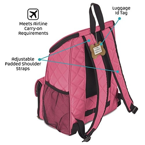 Bolsa De Viaje Para Perro Lujo Mochila Semanal Incluye
