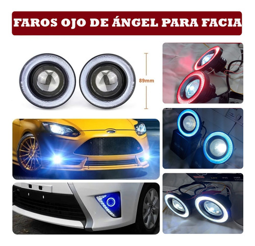 Faros Led Ojo De Angel Facia Coches