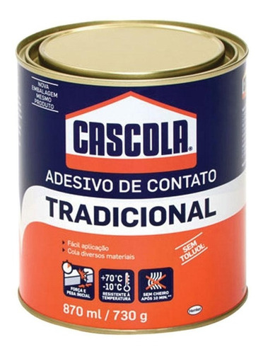  Cascola Adesivo De Contato Tradicional 730g - 870ml
