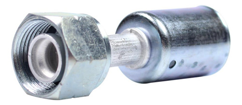 Conexão Radial Reta Fêmea 08mm Aluminio C Clip Universal A