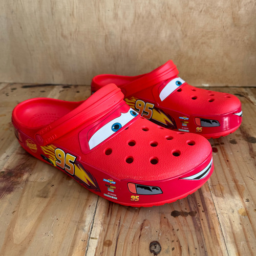 Crocs Rayo Mcqueen Sandalias Zuecos Hombre Mujer Niño Disney