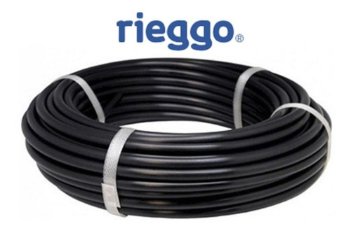 Caño Polietileno K4 Negro Riego Agua 1 Pulgada Rollo 100 Mt