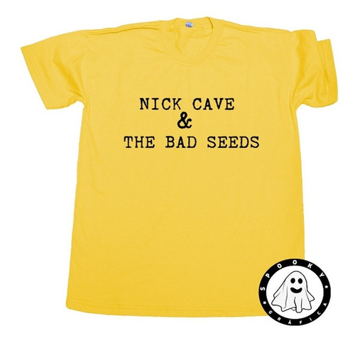 Remera Nick Cave And The Bad Seeds Logos Algodón Premium