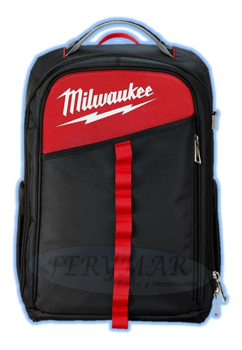 Mochila Herramientas Milwaukee Low Profile 8202 22 Bolsillos