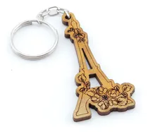 Comprar 100 Chaveiros Personalizados Mdf Infantil Torre Eiffel 2