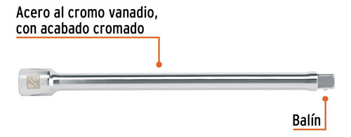 Extensión Cuadro 3/4´´ P/matraca, Largo 16´´, Truper 13906