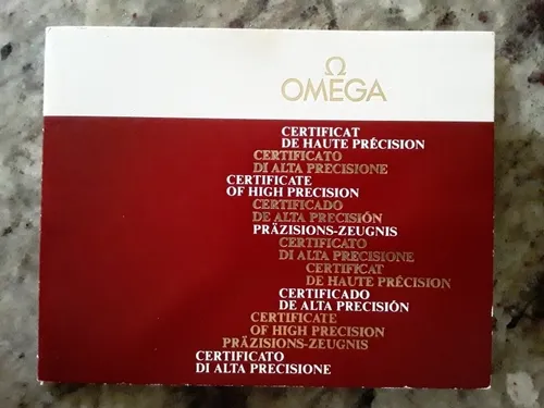 Garantia De Reloj Omega (Usado)