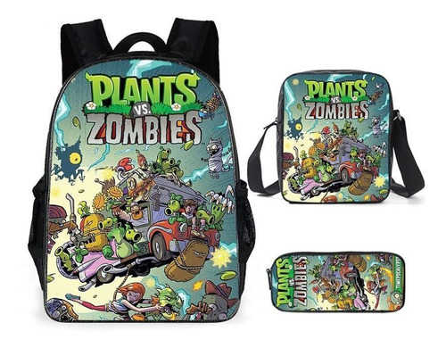 Three Plants Vs. Mochilas Zombies Para Estudiantes