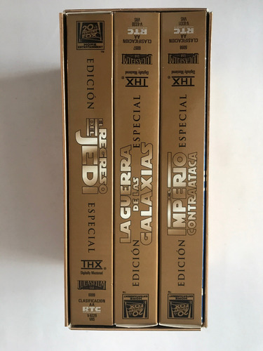 Edicion Especial Star Wars 3 Vhs La Guerra De Las Galaxias (Usado)