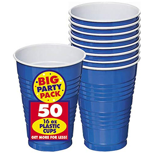 Big Party Pack 16 Oz Vaso Plastico 50 Unidad