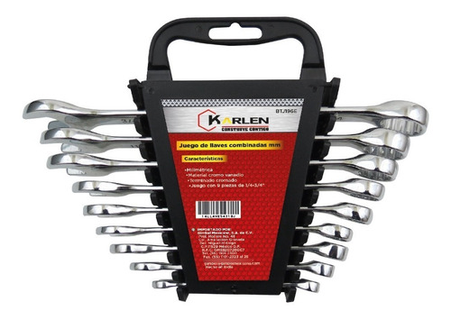 Llaves Combinadas Milim. 8-17mm Bjt196e (5piezas) Ecom