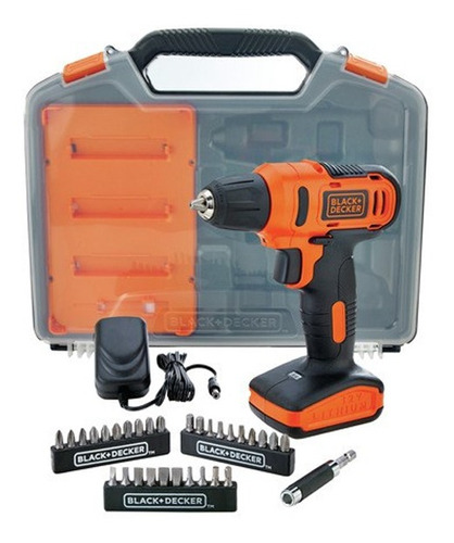 Furadeira Parafusadeira 3/8 Vvr 31 Pçs Maleta B+d 12v Ld12sc