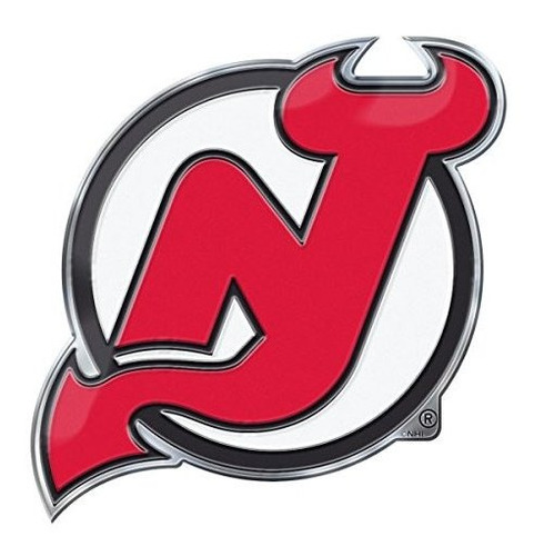 Nhl New Jersey Devils Color Auto Emblema, Un Tamaño, Un Colo