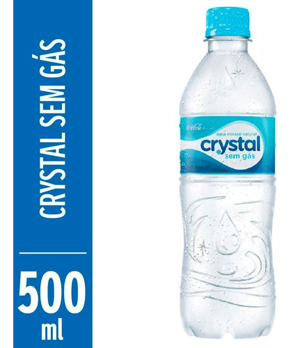 Kit Com 12 Unidades De Água Mineral Sem Gás Crystal 500ml