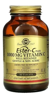 Vitamina Ester-c Plus Solgar 1.000mg 90 Tablets Eua