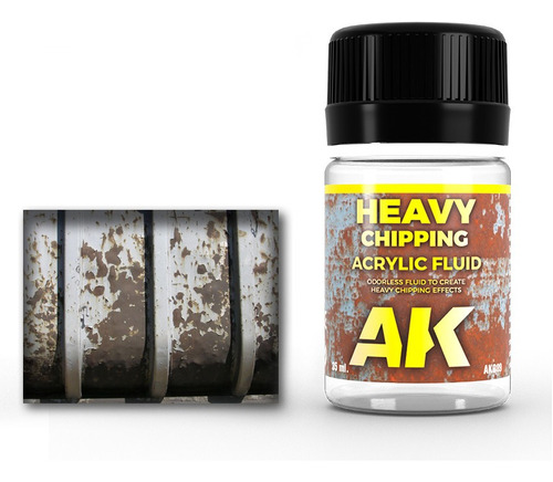 Ak Interactive Heavy Chipping Acrylic Fluid 35ml