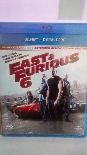 Rápidos Y Furiosos 6 / Blu Ray / Nuevo / Fast & Furious 6 