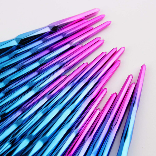 Juego De Brochas De Maquillaje, 20 Unidades, Color Champán,