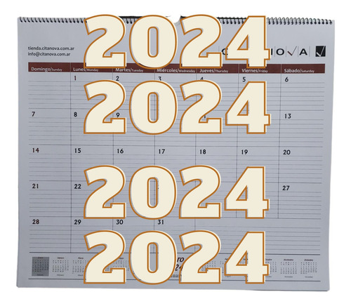 Planner Citanova Mensual 2023  Espiralado 42 X 50 Cm