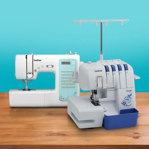 Combo Brother Maquina De Coser Cs6000xl + Overlock 3534dt