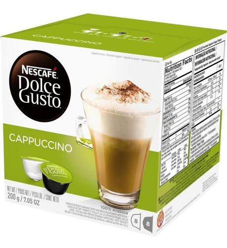 Cappuccino em Cápsula Nescafé Dolce Gusto Caixa 188g 16 Unidades