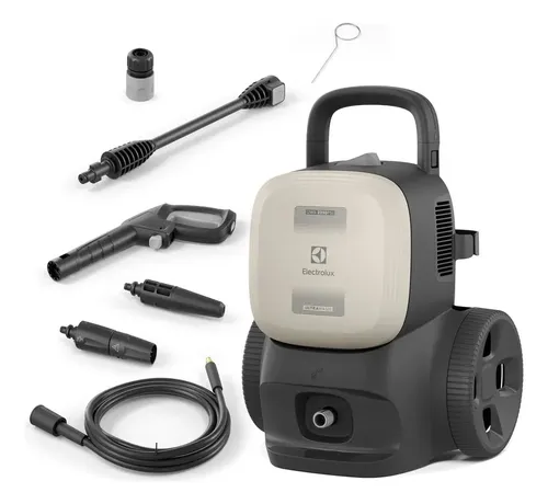 Lavadora Alta Pressão Lava Jato Uws2250 Lava Car Electrolux 2250psi Com 1800w Potencia Ultrawash Com Dispenser Detergente Integrado Alça Retrátil Creme 220v 60 Hz