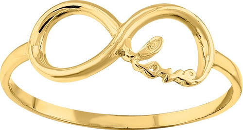 Anillo Amor Infinito Love Oro 14kt