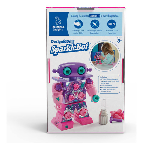 Juego De 23 Piezas Robot Sparklebot Para Niños A Partir De 3