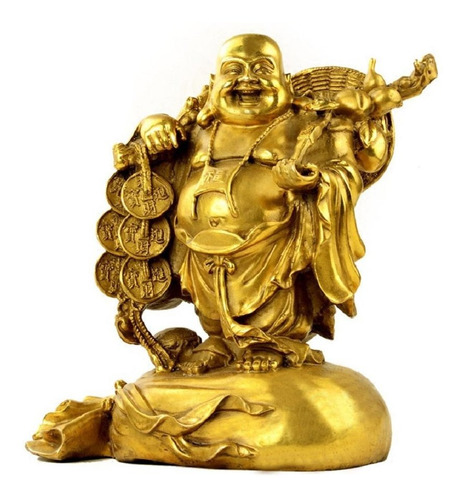 Estatua Buda Para Suerte Felicidad Figura Reida Escultura