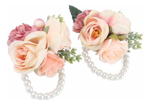 Imagen 3 de 10 de Flor De Mano 2pcs/bolsa Muñeca De Dama De Honor Artificial P