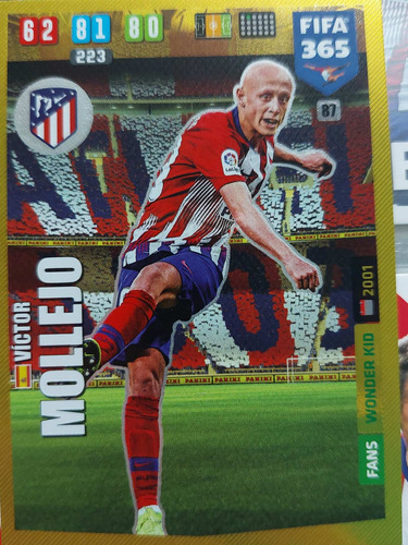 Carta Adrenalyn Fifa 365 2020 / Victor Mollejo #87