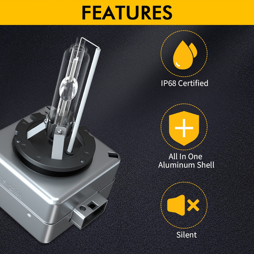 D Kits De Faros D1s 6000k Hid De Luz Alta Y Baja 360°