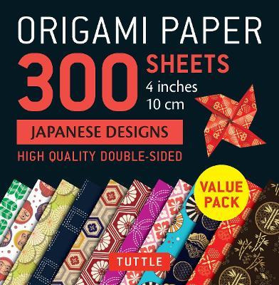 Libro Origami Paper 300 Sheets Japanese Designs 4  (10 Cm...