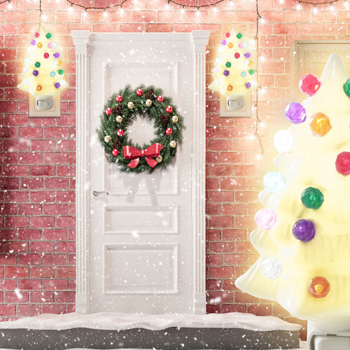 Lámpara Nocturna Para Árbol De Navidad, Lámpara Nocturna Dec
